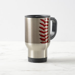 Mug De Voyage Baseball et Softball Couture Rouge