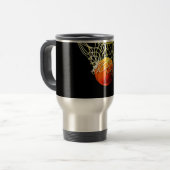 Mug De Voyage Basket-ball J'aime votre nom (Devant gauche)