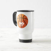 Mug De Voyage Basket-ball (personnalisable) (Devant gauche)