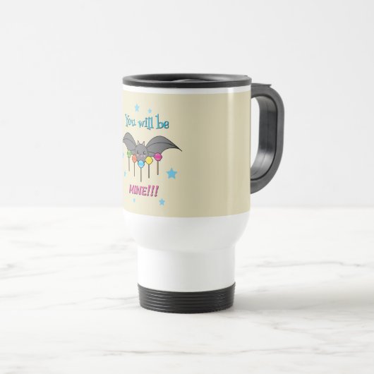 Mug De Voyage Bat Craving Lollipops (Devant droit)