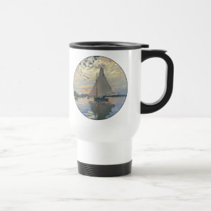 Mug De Voyage Bateau à voile de Monet Impressionnisme français C