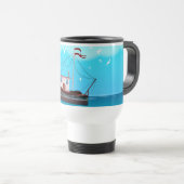 Mug De Voyage Bateau de pêche (Devant droit)