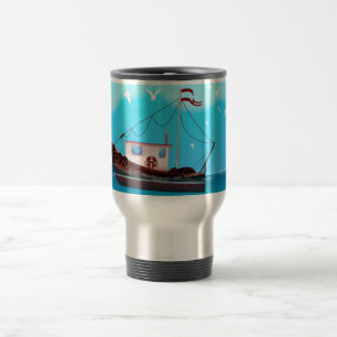 Mug De Voyage Bateau de pêche