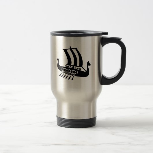 Mug De Voyage Bateau de Viking (Droit)