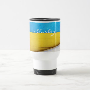 Mug De Voyage Bâtiment battu - Abstrait minimal par STaylor