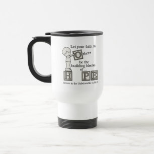 Mug De Voyage Bâtir des blocs d'espoir
