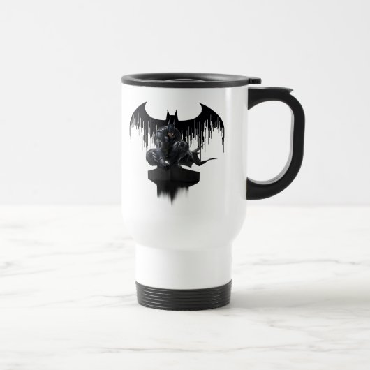 Mug De Voyage Batman perché sur un pilier (Droite)