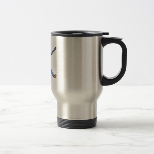 Mug De Voyage Bâtons de hockey de champ (Droit)
