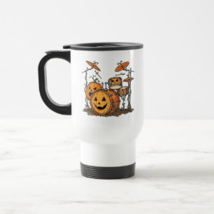 Mug De Voyage Batterie de Tambours Citrouille d'Halloween