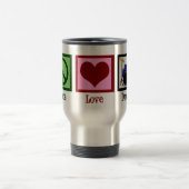 Mug De Voyage Batteries Peace Love mignonnes (Centre)