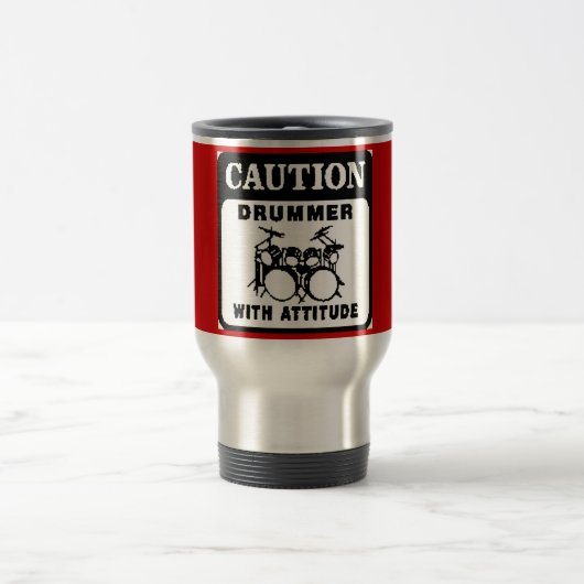 Mug De Voyage Batteur avec attitude (Centre)