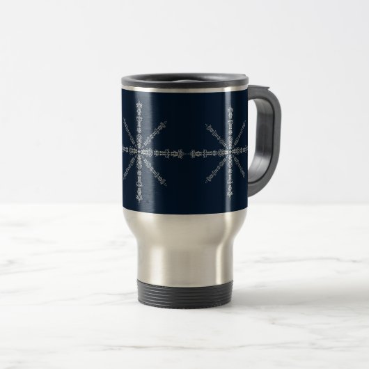 Mug De Voyage Battez les écoutilles. Mots cachés (Devant droit)