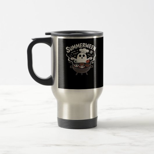 Mug De Voyage BBQ Summerween amusant (Gauche)