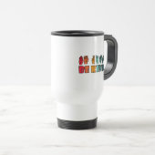 Mug De Voyage Be Kind ASL American Sign Language (Devant droit)