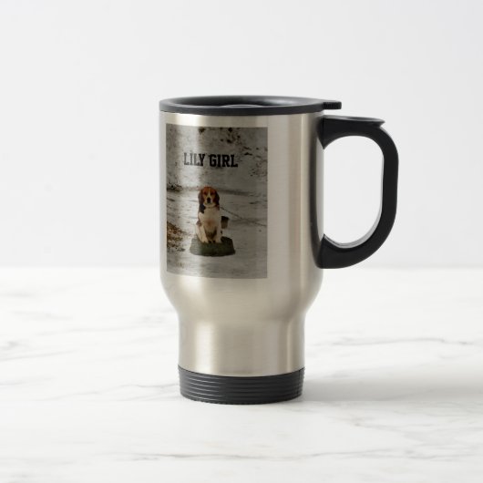 Mug De Voyage Beagle froid (Droit)