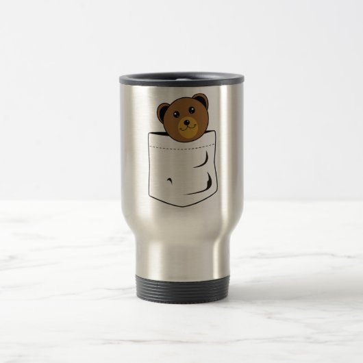Mug De Voyage Bear in pocket (Centre)