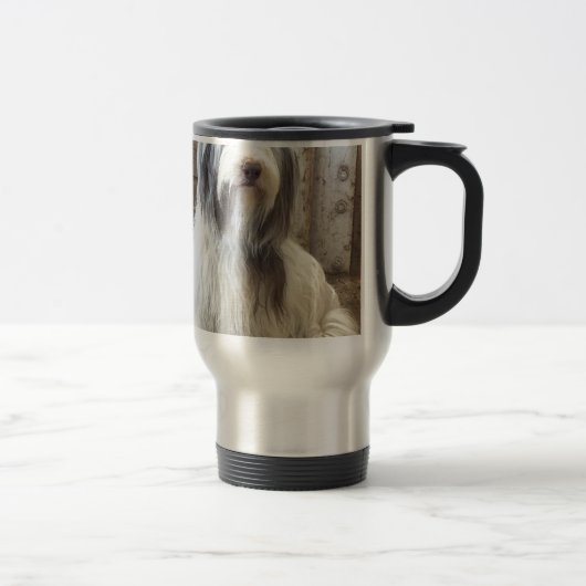 Mug De Voyage Bearded Collie (Droit)
