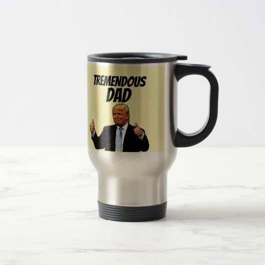 MUG DE VOYAGE BEAU CAFÉ DE VOYAGE PÂTE TRUMP (Droit)