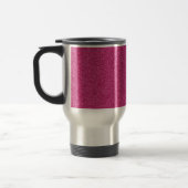 Mug De Voyage Beau effet parties scintillant rose chaud girly ar (Gauche)