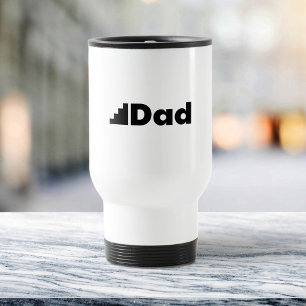 Mug De Voyage Beau-père drôle - L'homme qui a relevé le défi -