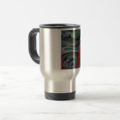 Mug De Voyage Beau Rouge Aurora Art Imprimer (Devant gauche)