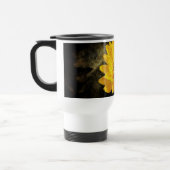 Mug De Voyage Beautiful Sunflower with Dark Brown Background (Gauche)