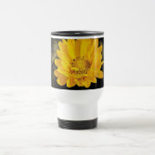 Mug De Voyage Beautiful Sunflower with Dark Brown Background (Centre)