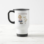 Mug De Voyage Bébé attendu - T-shirts et cadeaux de cigogne (Gauche)