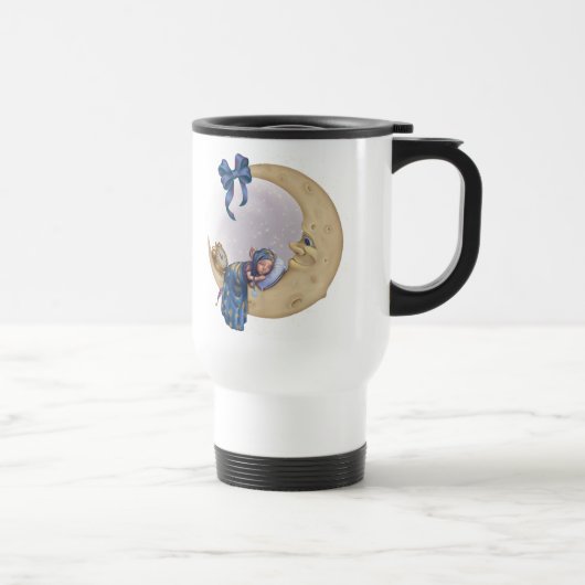 Mug De Voyage Bébé Elf de lune (Droite)