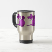 Mug De Voyage Bébé pourpre mignon de dragon (Devant gauche)