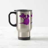 Mug De Voyage Bébé pourpre mignon de dragon (Gauche)