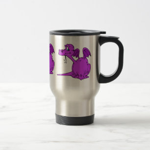 Mug De Voyage Bébé pourpre mignon de dragon