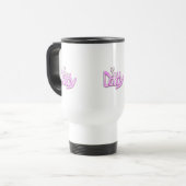 Mug De Voyage Bébé rose papa (Devant gauche)
