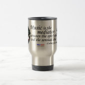 Mug De Voyage Beethoven sur la musique (Centre)