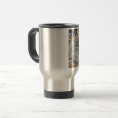 Mug De Voyage Belle carte antique d'atlas (Devant gauche)