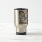 Mug De Voyage Belle carte antique d'atlas (Centre)