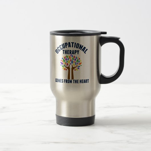Mug De Voyage Belle citation de l'arbre d'ergothérapie (Droit)