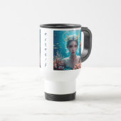 Mug De Voyage Belle Sirène Sous L'Eau (Devant droit)