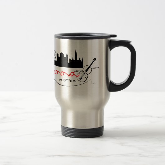 Mug De Voyage Belle Vienne, Autriche (Droit)
