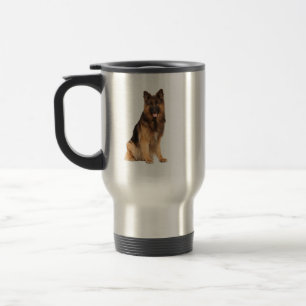 Mug De Voyage berger allemand, enveloppement de rondelle droite 