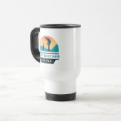 Mug De Voyage Best Brother By Par Par Retro Golf Lover (Devant gauche)