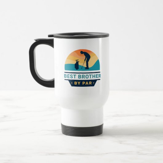 Mug De Voyage Best Brother By Par Par Retro Golf Lover (Gauche)
