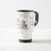 Mug De Voyage Best Teacher Appreciation Gift Custom Name (Devant droit)