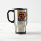 Mug De Voyage Bestie moderne noir Script 2 photo (Gauche)