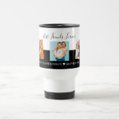 Mug De Voyage BFF Photo Collage Best Friends Script Modern Black (Centre)