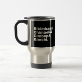 Mug De Voyage Bibimbap & Chimaek & Gimbap & Kimchi. Aliments cor (Gauche)
