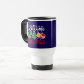 Mug De Voyage Bienvenue Noël (Devant gauche)