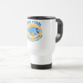 Mug De Voyage Big Fish Croyez en Dieu (Devant droit)