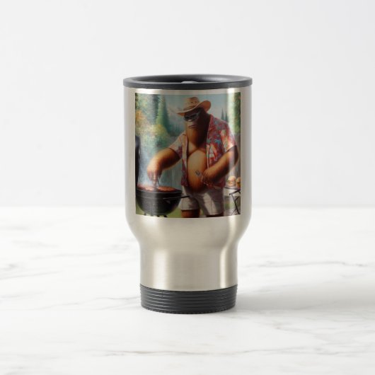 Mug De Voyage Bigfoot Grilling Burgers (Centre)