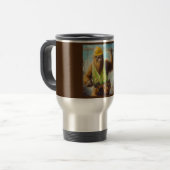 Mug De Voyage Bigfoot le travailleur du bâtiment (Devant gauche)